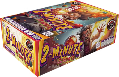 2-Minute Bomb 70-Shot XL Aerial Cake