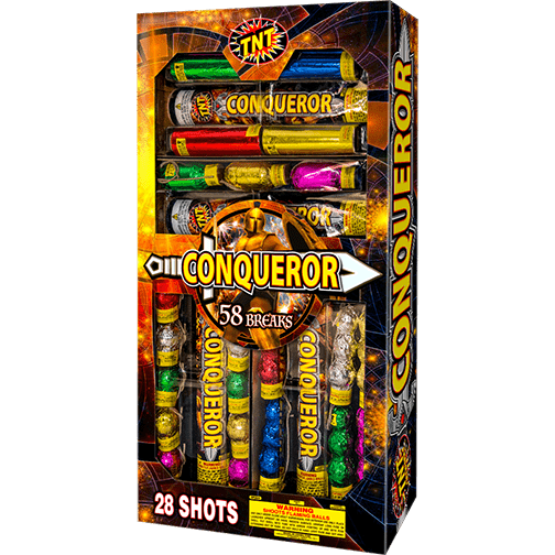 Conqueror 28-Shot Canister Shell Assortment
