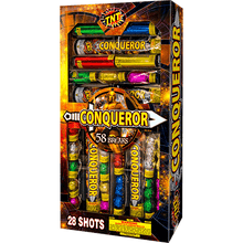 Conqueror 28-Shot Canister Shell Assortment