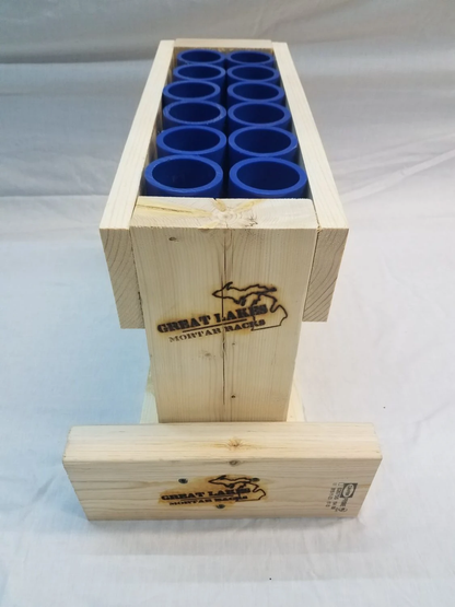 Great Lakes Mortar Racks™ 12-Shot Double Row Straight Rack