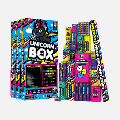 Unicorn® Box Fireworks Samplers®