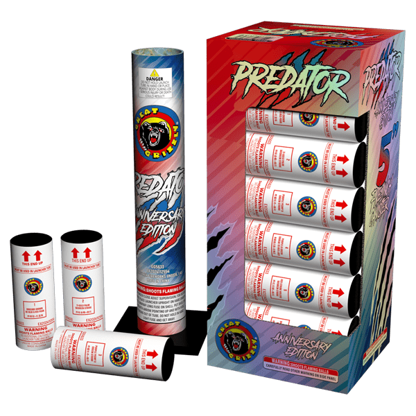 Predator Anniversary Edition 6-Shot 5 in. Canister Shells