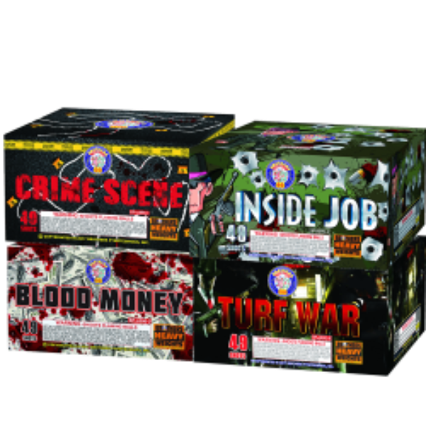 Mob Madness 49-Shot Aerial Assortment Set