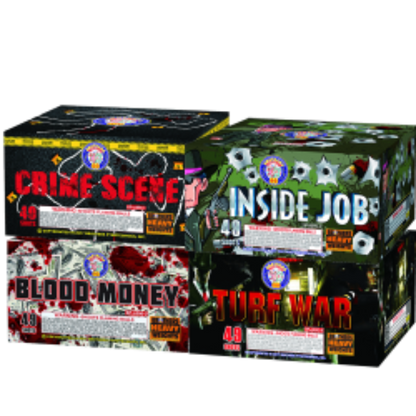 Mob Madness 49-Shot Aerial Assortment Set