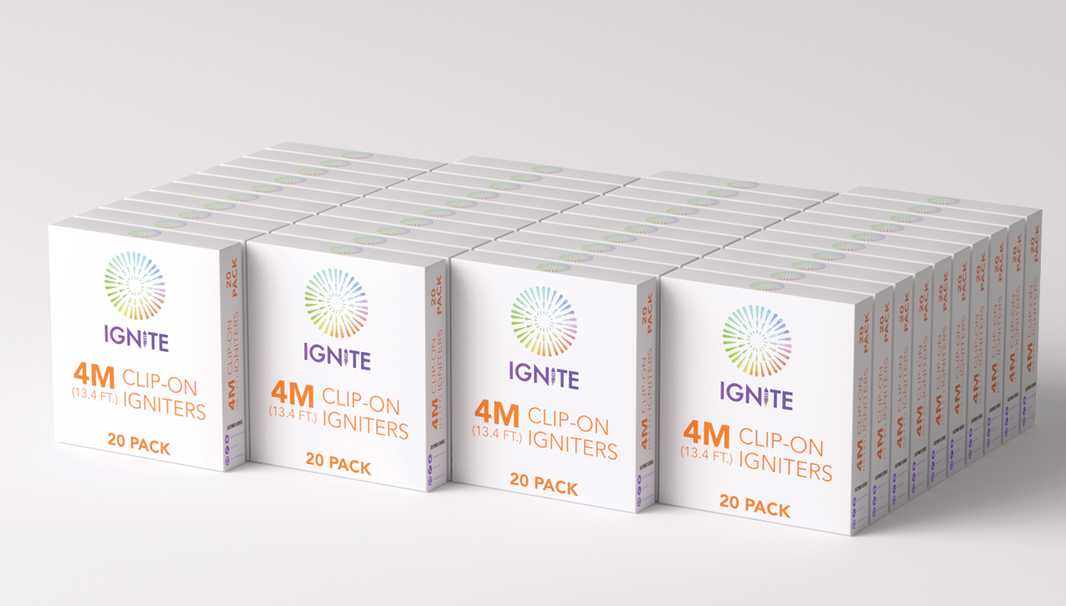 IGNITE 4M (13.4 Ft) Clip-on Igniters (20-Pack)