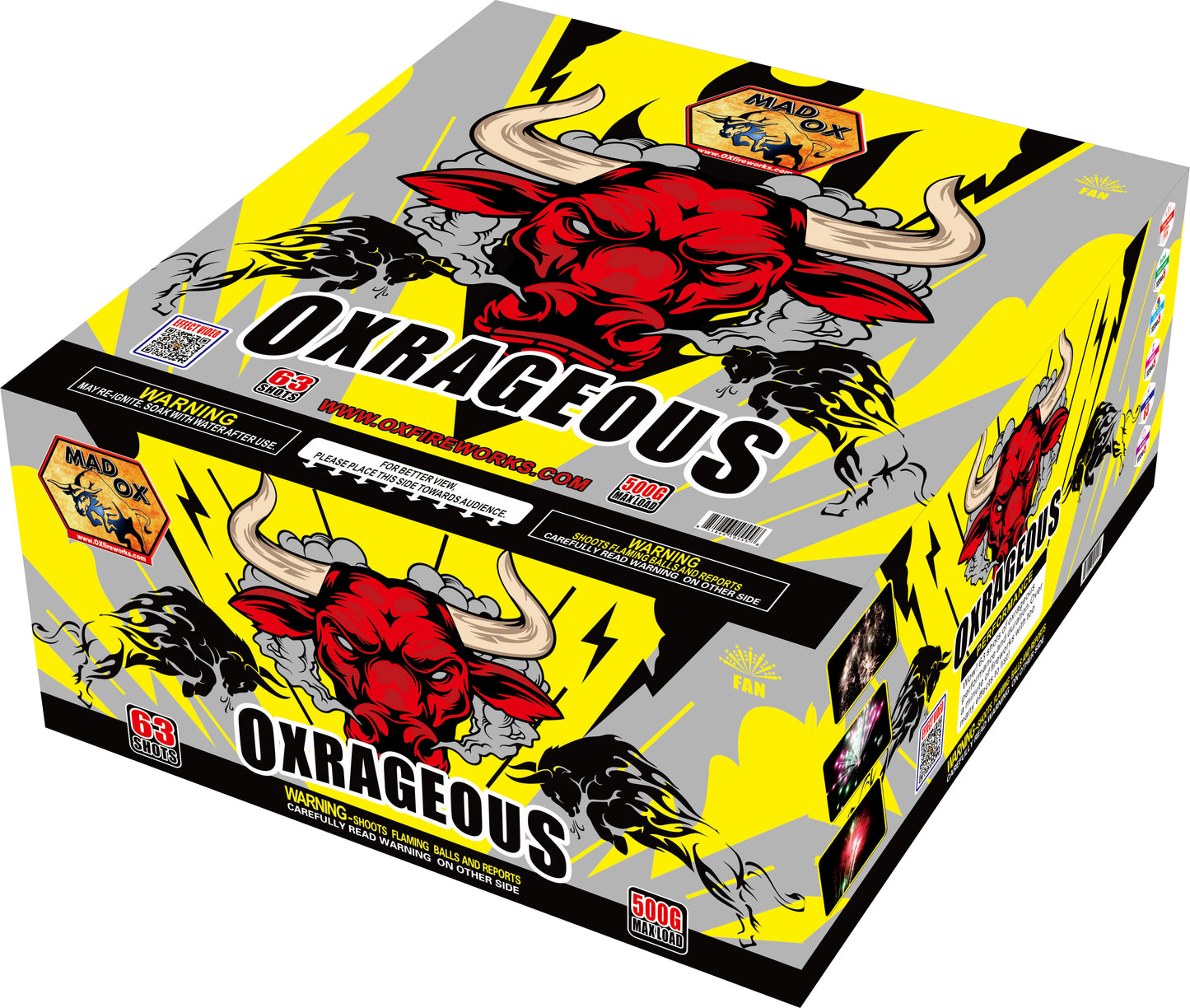 Oxrageous 63-Shot XL Aerial Cake