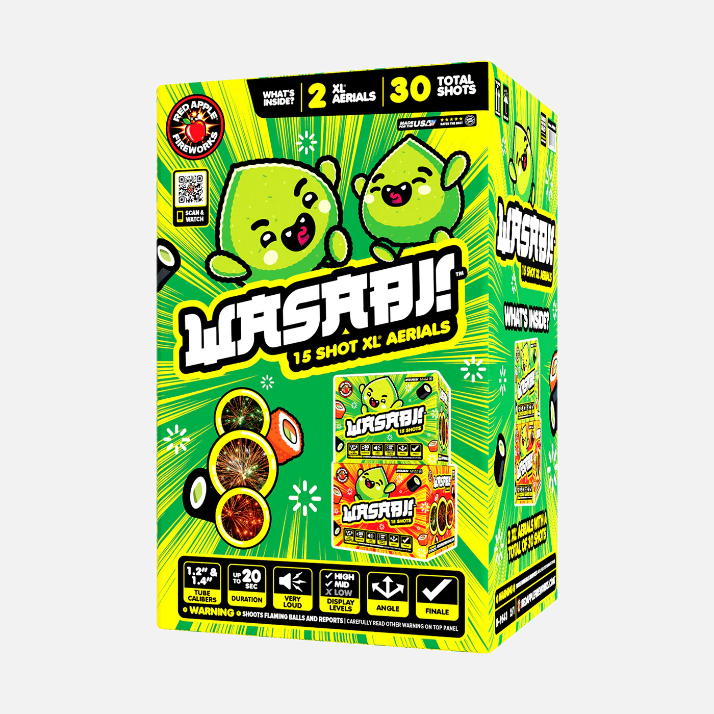 Wasabi 15-Shot XL Aerial Set