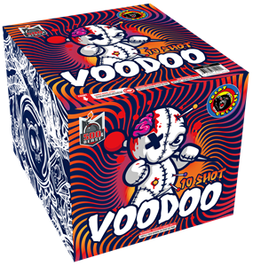 Pastel aéreo VooDoo de 10 tiros XXL