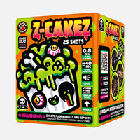 Z-Cakez™ Baterías de Fuegos Artificiales Estándar de 50 Disparos®