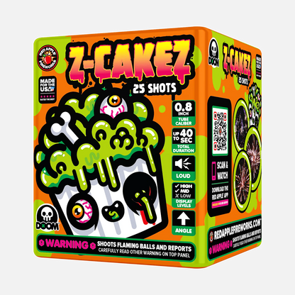 Z-Cakez™ Baterías de Fuegos Artificiales Estándar de 50 Disparos®