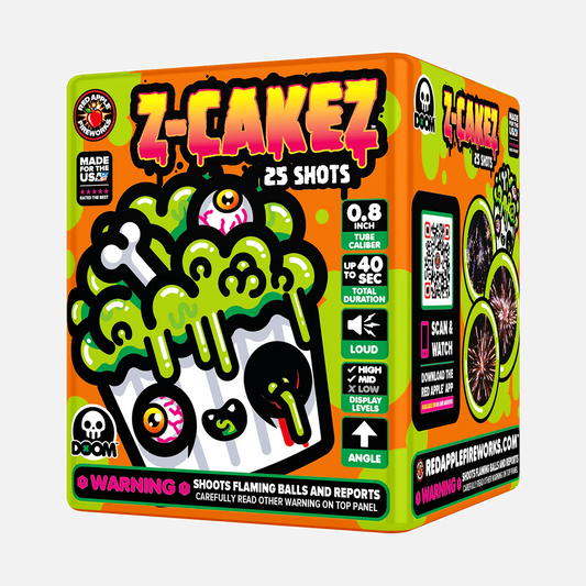 Z-Cakez™ Baterías de Fuegos Artificiales Estándar de 50 Disparos®
