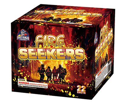 Fire Seekers 22-Shot Large Aerial Cake