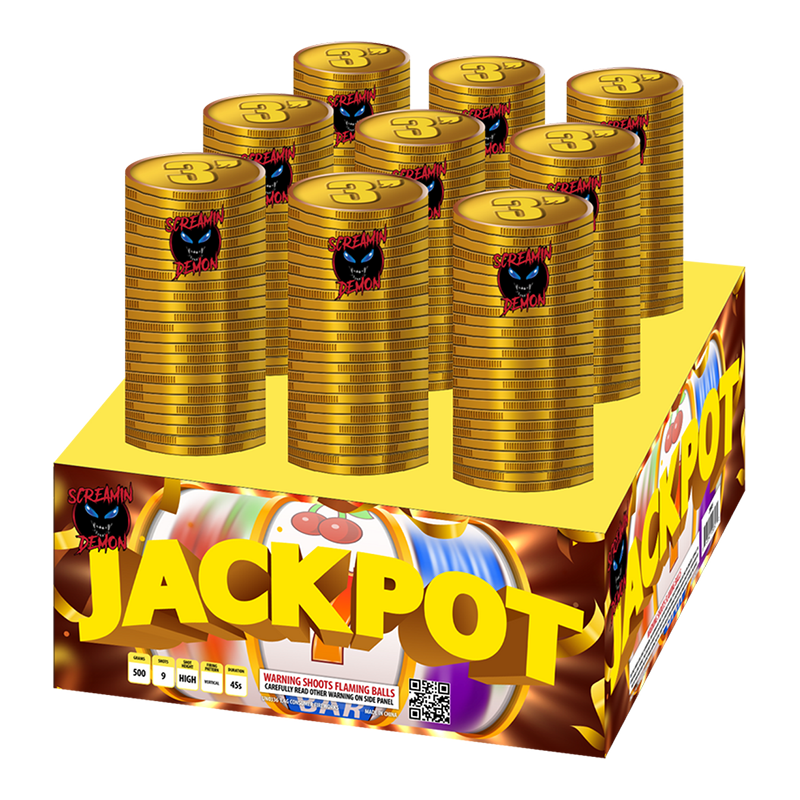 Jackpot 9-Shot XL Aerial Cake