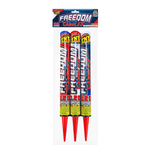 Freedom Candle 120-Shot Barrage Roman Candle (3-Count)