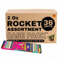 2 oz Rocket Assortment 12-Shot Standard Rocket | Case Pack™ 36/1