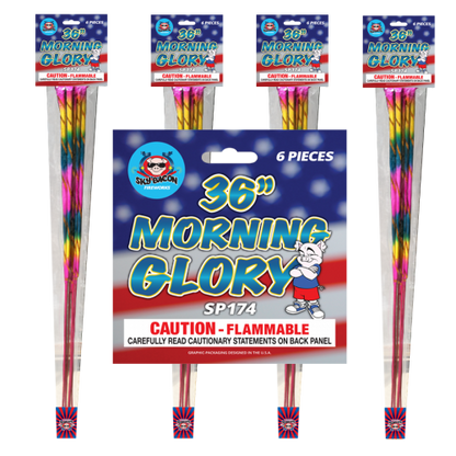 36 in. Morning Glory (6-Count)