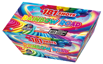 Rainbow Road 181-Shot XL Aerial Cake