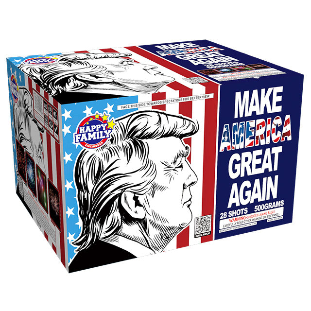 Make America Great Again 28-Shot XL Aerial Cake