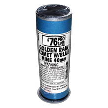 40mm Golden Rain Comet w/ Blue Mine Single Shot Pro-Line