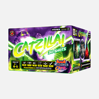 Cattack!™ 60 disparos XL® Conjunto de fuegos artificiales aéreos®