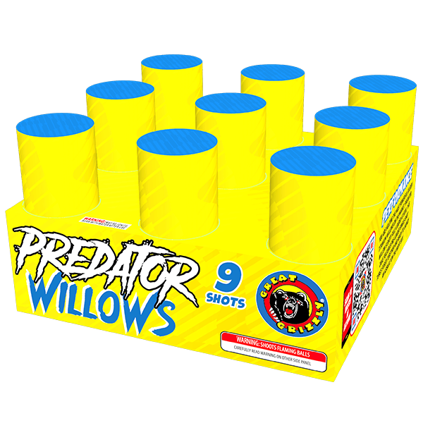 Tarta aérea Predator Willow de 9 disparos XXL