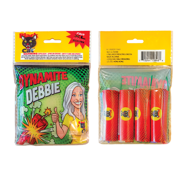 Dynamite Debbie Ground Novelty (4-Pack)