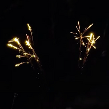 50mm Triple Gold Glitter Crossette Comet (Clean Lift) iShot Single Shot Pro-Line