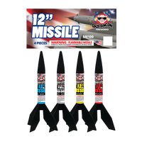 Sky Bacon Missile 12 in. (4-Pack)