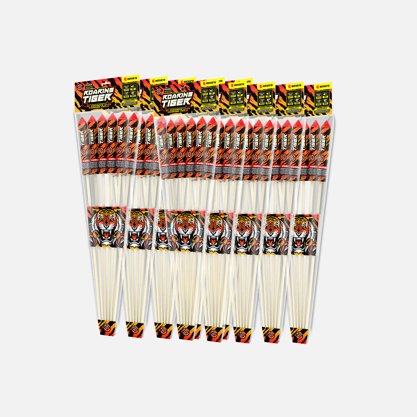 Roaring Tiger XL Rockets with Roaring Tails