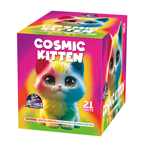 Cosmic Kitten 21-Shot Standard Aerial Cake