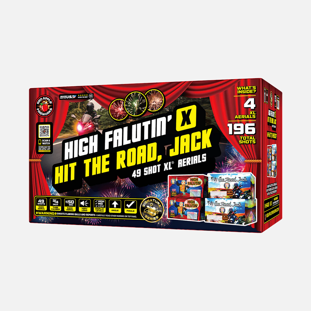 High Falutin X Hit The Road, Jack 49 Disparos XL® Aerials
