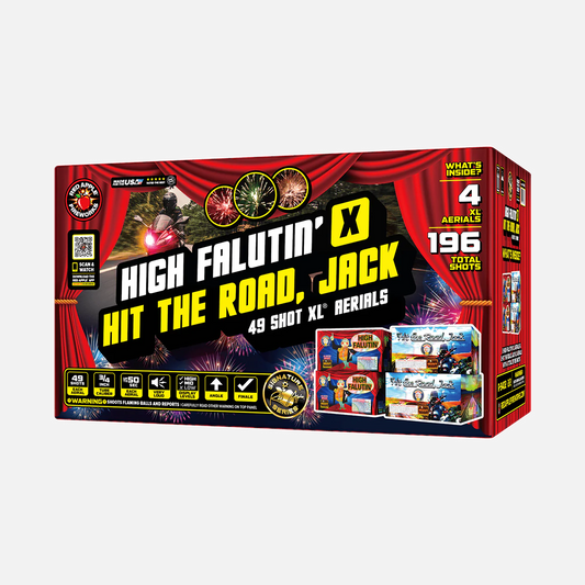 High Falutin X Hit The Road, Jack 49 Disparos XL® Aerials