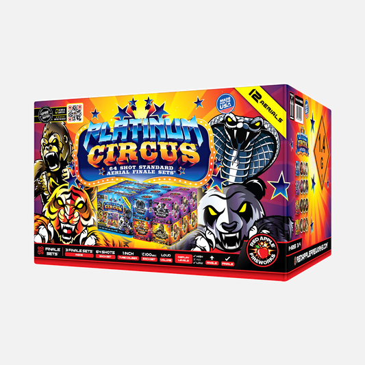 Platinum® Circus Set de Final Aéreo Estándar de 64 Disparos®