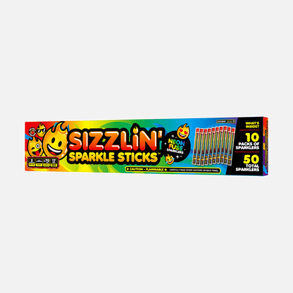 Sizzlin' Sparkle Sticks™ Bengales de fusión