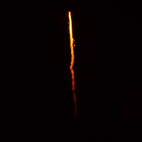 40mm Gold Glitter Comet Single Shot Pro-Line