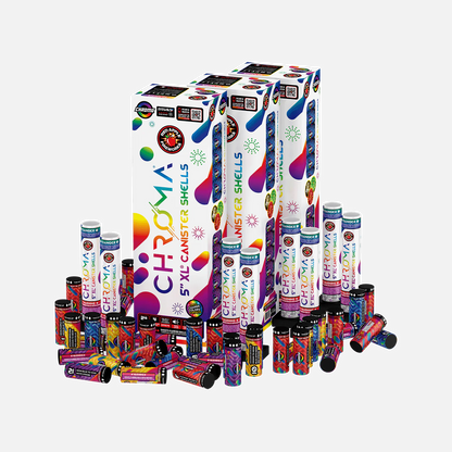 Color-Changing Chroma 24-Shot 5 in. XL Canister Shells