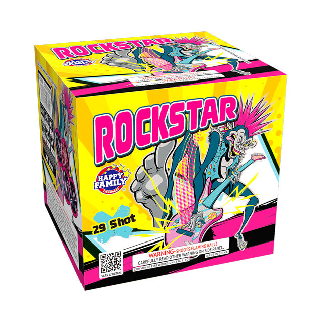 RockStar 29-Shot Standard Aerial Cake
