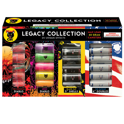 Legacy Collection 24-Shot 4/5/6 in. Canister Shells