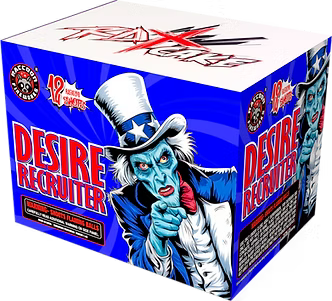 Desire Recruiter 12-Shot XL Aerial Cake