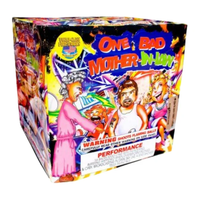 Pastel aéreo XL de 16 disparos One Bad Mother-In-Law | Paquete de cajas™ 4/1