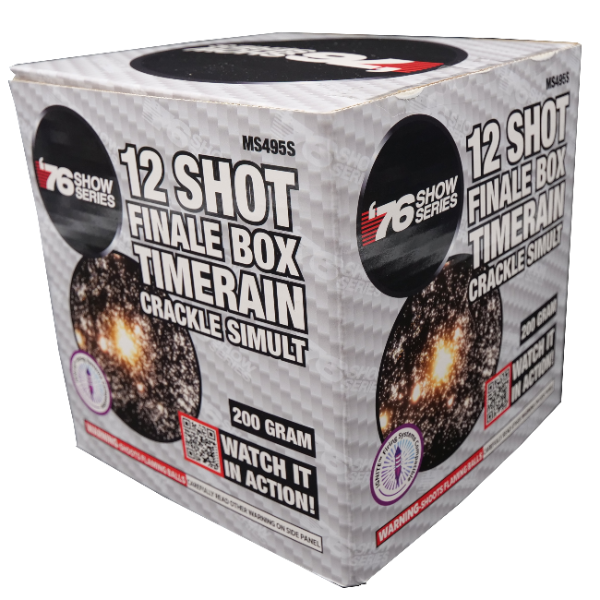 Timerain Crackle (5sec) 16-Shot Standard Aerial Cake