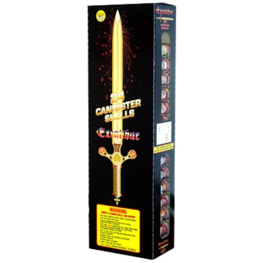 Excalibur 24-Shot 4 in. Canister Shells