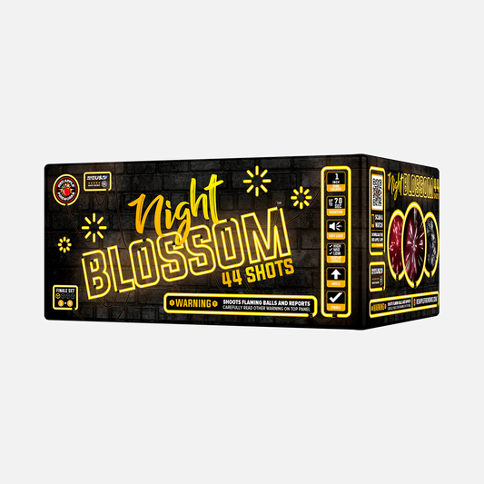 Night Blossom™ 176 disparos XL® Conjunto de final aéreo®