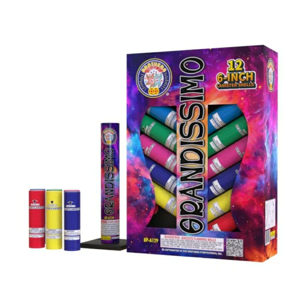 Grandissimo 12-Shot Canister Shells | Case Pack™ 4/1