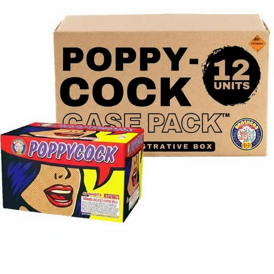 Poppycock 46-Shot Standard Aerial Cake