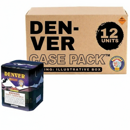 Denver 16-Shot Standard Aerial Cake | Case Pack™ 12/1