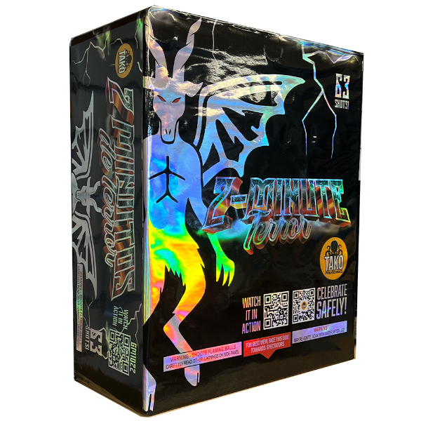 2-Minute Terror 63-Shot XL Aerial Cake