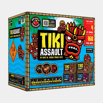 Juego aéreo final grande Tiki® Assault™ de 84 disparos®