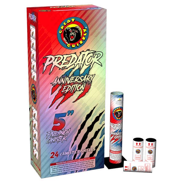 Predator Anniversary Edition XL 24-Shot 5 in. Canister Shells