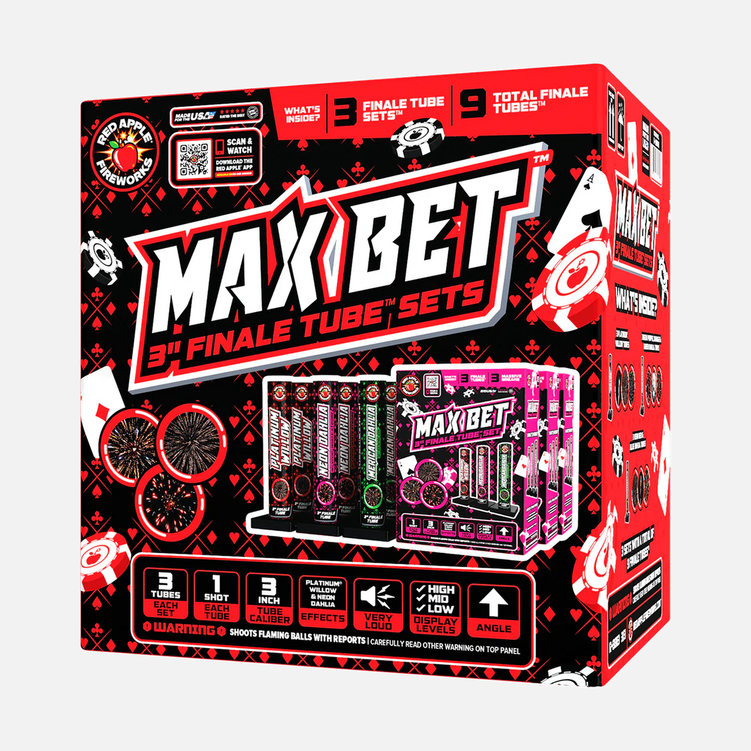 Max Bet 3-Shot Finale Tube Set